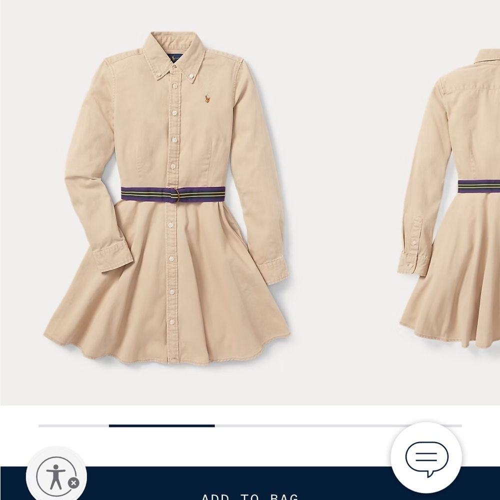 Kids Tan  Ralph Lauren Dress